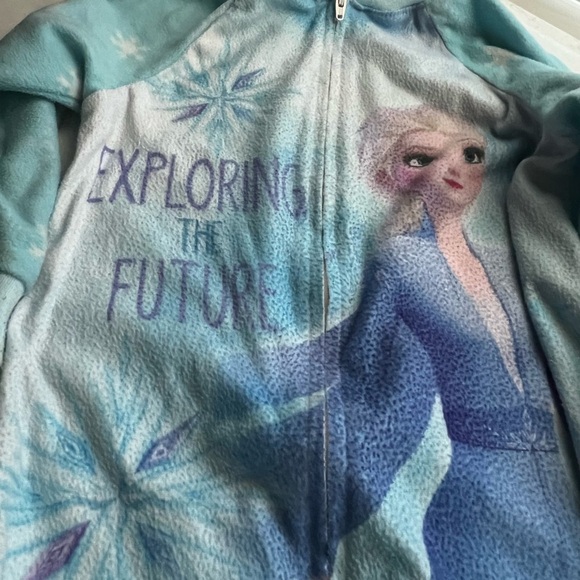 Frozen II footed Pajamas & PJ pants, toddler girls 4T - Picture 2 of 3